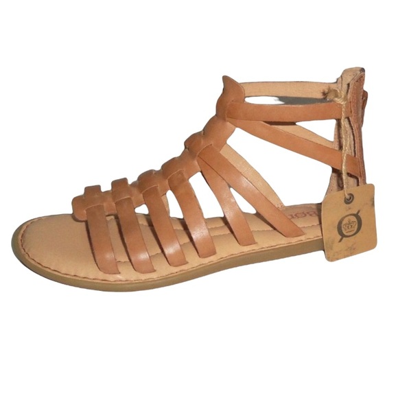 Born Shoes - BORN Ohm Tan Leather Gladiator Sandals - Size 8M - NWT